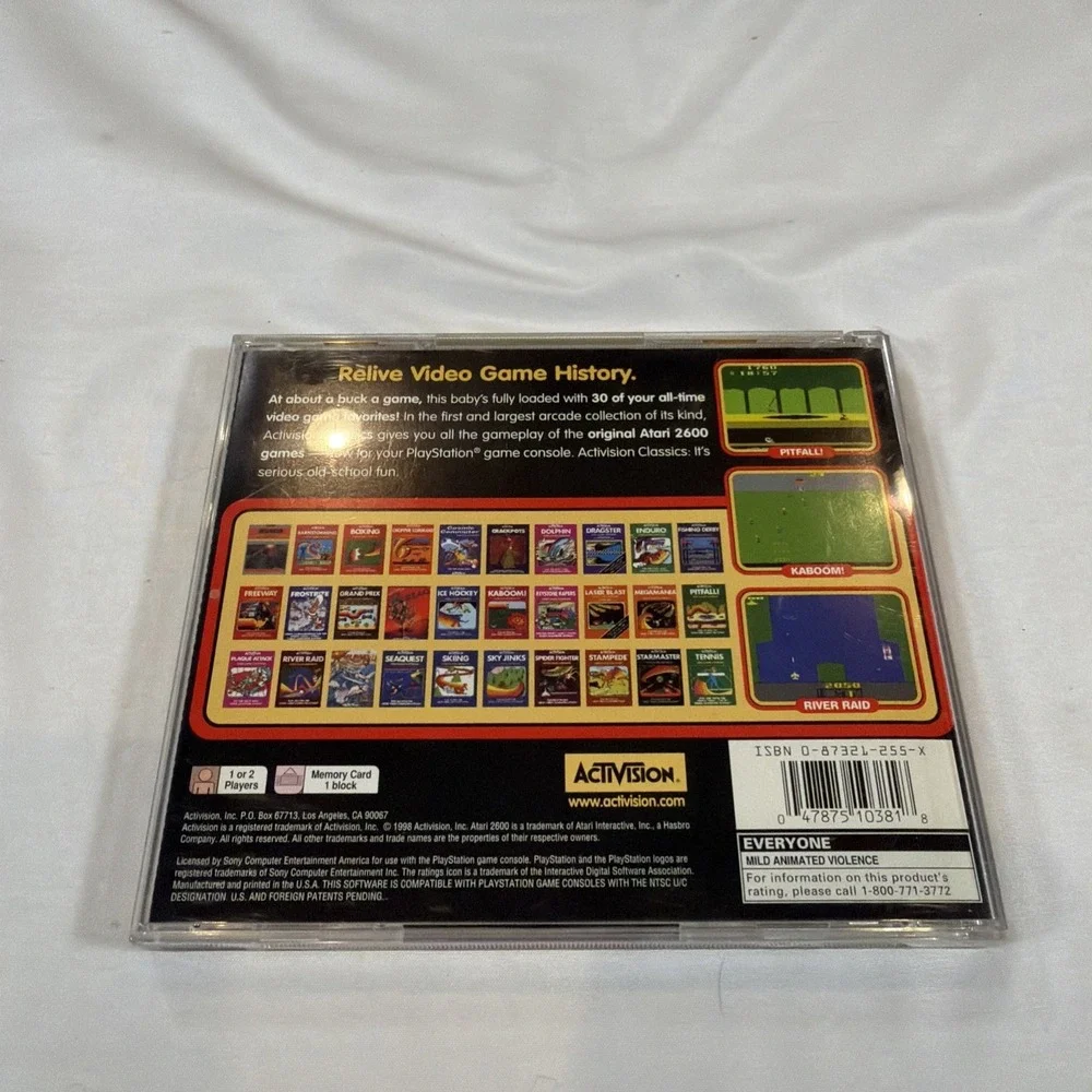 PS1‎ Game Lot Activision Classics Fishing Game & More Complete PlayStation 1